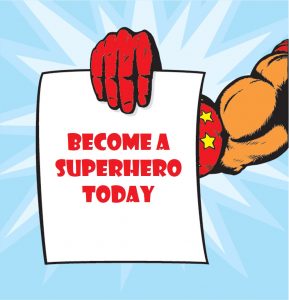 Become a superhero today