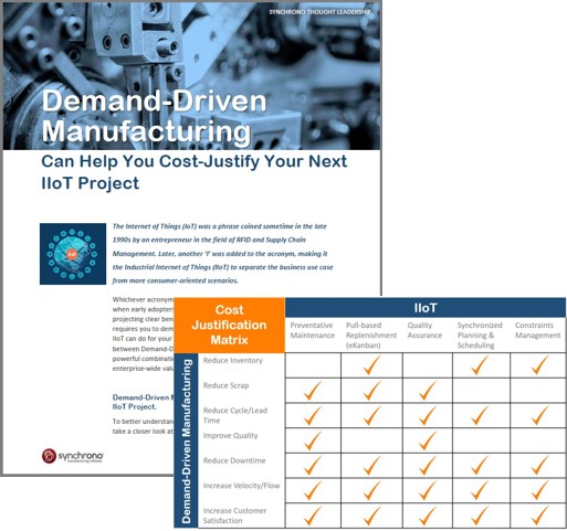 Demand driven manufacturing and the IIoT