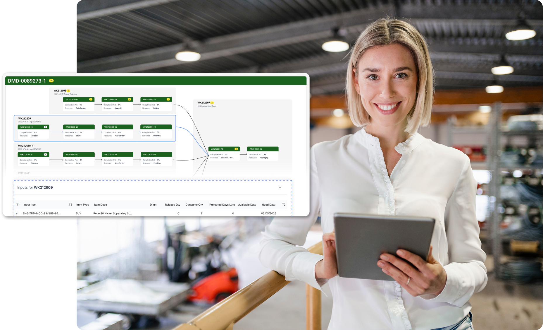 APS software for MRO